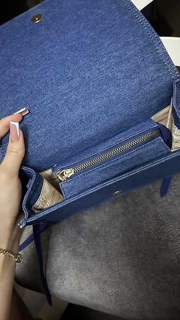 canta armani: Orginal Prada çiyin çantası 1200€ alınıb endirim olunacaq - Material — 3