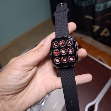 Другие наручные часы: Смарт часы, модель HK9pro. Всю информацию по данным часам можно найти — 5