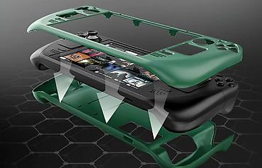 x boks: Двухкомпонентный защитный case кейс для портативной консоли steam deck — 1