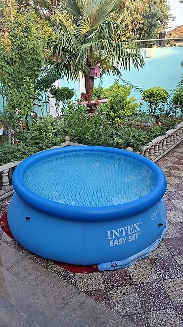 İdman və istirahət: 🌊 INTEX Easy Set Hovuz 🏖️ ✔️ 244x61 sm ölçü ✔️ Asan quraşdırılma ✔️ — 1