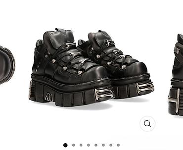 botinkalar 39: New rock. original deyil. Qara platformalı unisex “goth/industrial” — 1