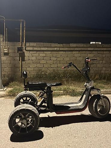 skuter elektrik: Elektrik üçtəkərli skuter (trike) - Güclü elektrik mühərriki, arxa — 2