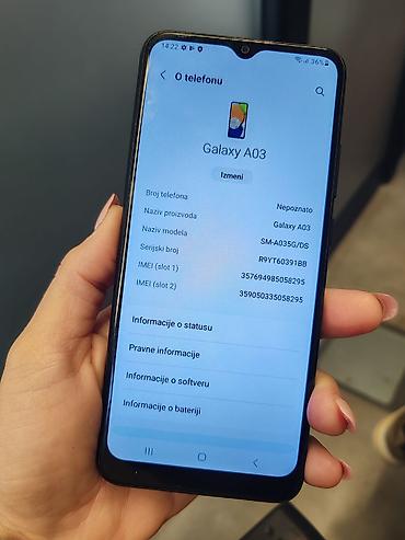 Mobile Phones: Hitnoooooo Samsung Galaxy A03 (SM-A035G/DS) - Ekran: 6.5" — 3
