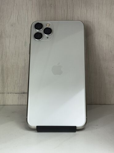 каракол телефон айфон: IPhone 11 Pro Max, Колдонулган, 256 ГБ, Ак, Коргоочу айнек, Каптама, 81 %