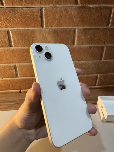 Apple iPhone: IPhone 13, Б/у, 128 ГБ, Старлайт, Защитное стекло, Коробка, 88 % — 3