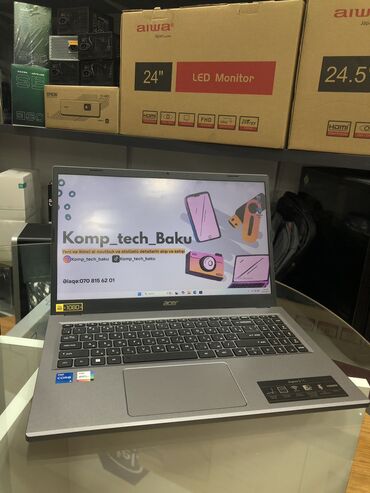 Monitorlar: İşlənmiş Acer Aspire, 15.6 ", Intel Core i5, 512 GB
