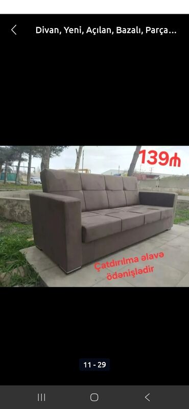 Divanlar: Di̇van-kravat, Açılan, Bazalı, Parça, Ödənişli çatdırılma — 6