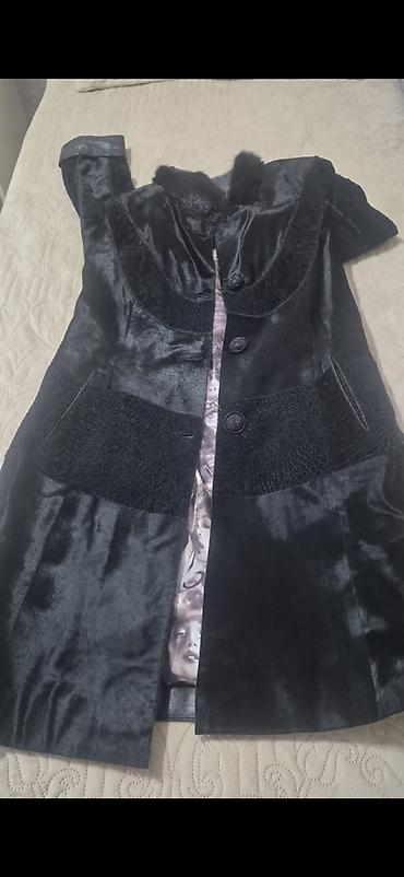 пальто zara: Пальто, 3XL, цвет - Черный — 6