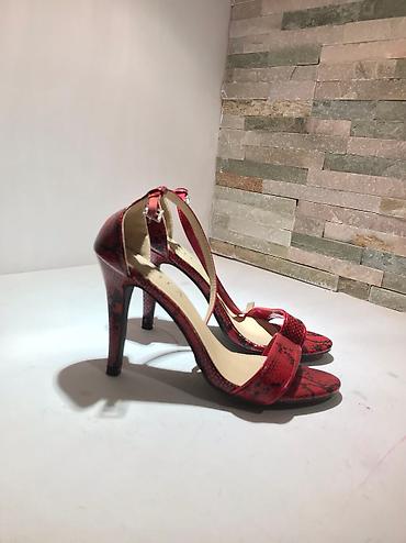 Sandale: Kožne sandale, zmijska koza, nove! — 4