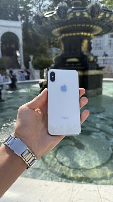 iphone 10: IPhone X, 64 GB, Gümüşü, Face ID