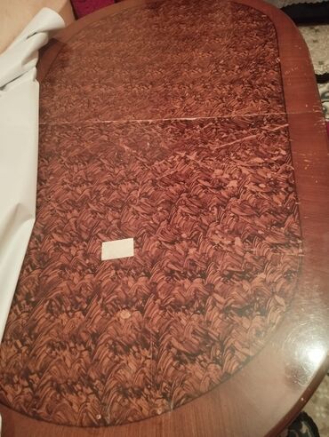 mermer moydadir: Mətbəx üçün, İşlənmiş, Açılan, Oval masa, 6 stul