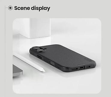 Maske i futrole za telefone: Maska Nillkin Scrub Pro za iPhone 16 6.1 zelena. Kataloški broj — 11