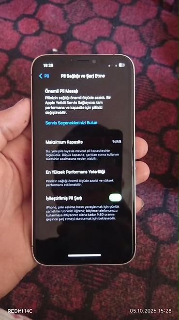 sirab su catdirilma: IPhone 14 Pro, 64 GB, Gümüşü — 4