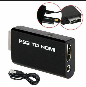 1 yas ad gunu tortlari: PS 2 to HDMI converter Playstationdaki qoruntusu keyfiyyetli HD