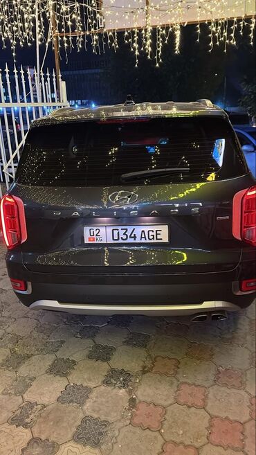 машина kg бишкек тойота: Hyundai Palisade: 2019 г., 2.2 л, Автомат, Дизель, Жол тандабас