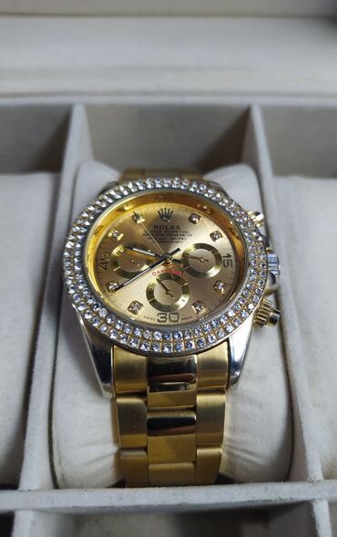 золотые часы женские 585 цена бишкек: Продаю женские наручные часы Rolex Daytona Реплика хорошего качества