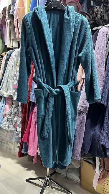 Носки и белье: Банный халат с капюшоном — мягкая качественная махра, без лишних — 2