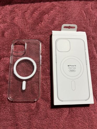чехол iphone 3gs: Apple iPhone 14 Clear Case with MagSafe - Model: iPhone 14 üçün