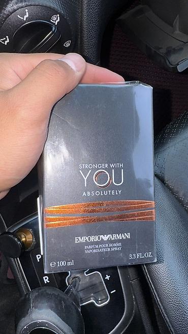 amber elixir: Emporio Armani Stronger With You Absolutely — мужская парфюмерная вода — 2