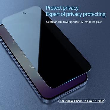 Zaštitne folije i stakla za telefone: Zastitno staklo Nillkin Guardian za iPhone 14 Pro 6.1 crni. Kataloški — 5