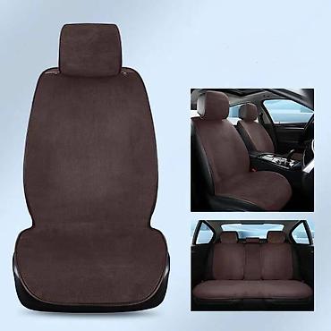 Чехлы и накидки на сиденья: Чехлы Велюровые, С подушкой, цвет - Черный, Новый, Бесплатная доставка — 5