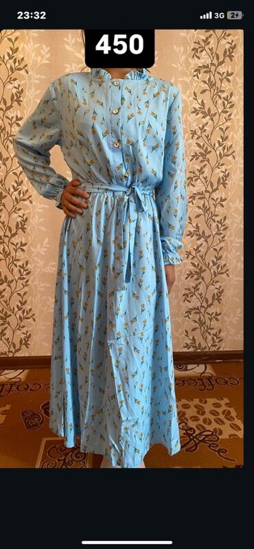 Повседневные платья: Женские платья, несколько моделей: 1) Длинное свободное платье с — 13