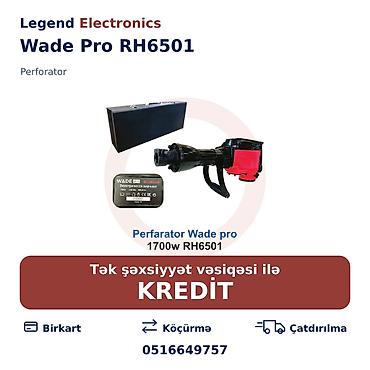 acar yazan: Elan başlığı: Perforator Wade Pro RH6501 Elan mətni: Wade Pro RH6501 — 1