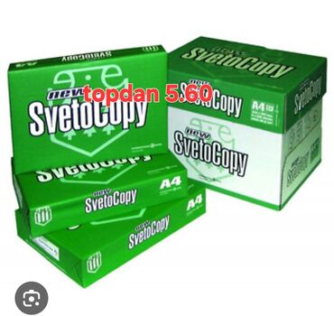 ağ sirkə: SvetoCopy A4 ofis kağızı - Format: A4 - Marka: SvetoCopy - Çap