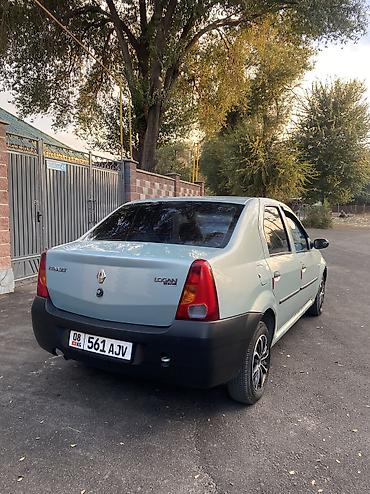 машына чанган: Renault Logan: 2006 г., 1.6 л, Кол менен иштөөчү, Бензин, Седан — 3