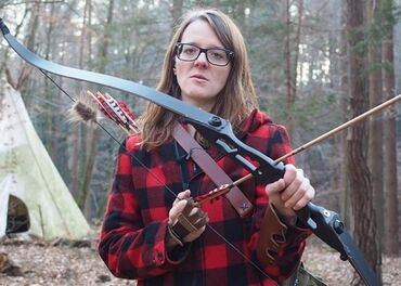 Луки и рогатки для охоты: Рекурсивный Лук 35lbs Короткая база, хлесткий выстрел. +6 стрел — 7