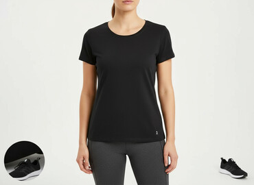 diesel only the brave t shirty: Decathlon, T-shirt damski, rozmiar M