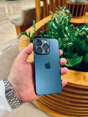 iphone 8 qiymetleri: IPhone 15 Pro, 256 ГБ, Pacific Blue, Гарантия, Face ID