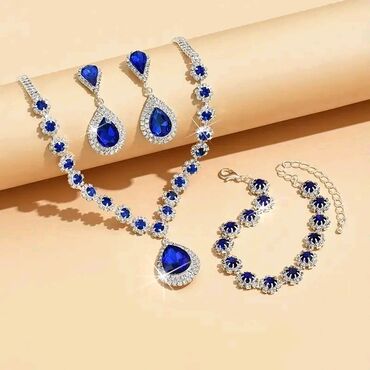 svecana haljina s: Set: Earrings, Bracelet, Necklace, Material: Cubic zirconia