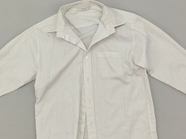 koszulki polo dlugi rekaw: Shirt 8 years, condition - Good, pattern - Monochromatic, color - White