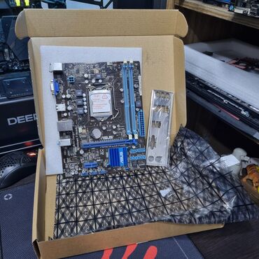 Материнские платы: Материнская плата, Новый, Asus, LGA1155, Micro-ATX, Для ПК — 1