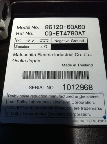 Avtoelektronika: Toyota maqnitolasi. Ustden cixma,tam iwlek veziyyetde. Qiymeti 55 azn — 3