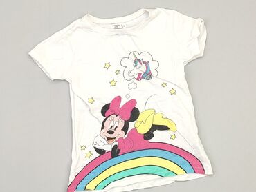 koszulki biale: Koszulka, Disney, 8 lat, 122-128 cm, stan - Dobry