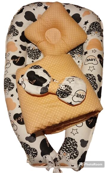байковое одеяло для новорожденных: Комплект кокон одеяло подушечка (можно на выписку)
