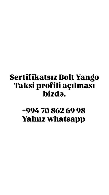 bakıda iş elanlari: Taksi sürücüsü tələb olunur
