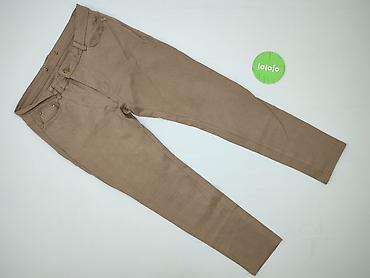lniane spodnie pull and bear: Spodnie materiałowe damskie, rozmiar L — 2