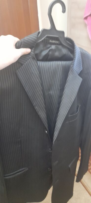 пошив мужской одежды: Костюм 2XL (EU 44), цвет - Черный