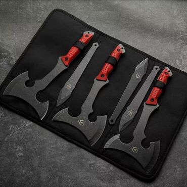 Коллекционные ножи: Метательные ножи и топоры для тренировки метания Комплект — 8