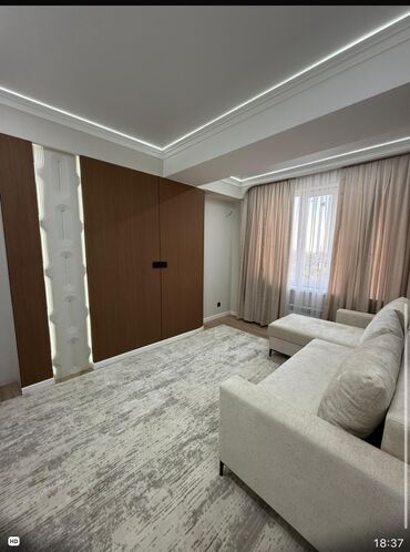 2х комнатная квартира продаётся: 2 бөлмө, 44 кв. м, Элитка, 3 кабат, Дизайнердик ремонт