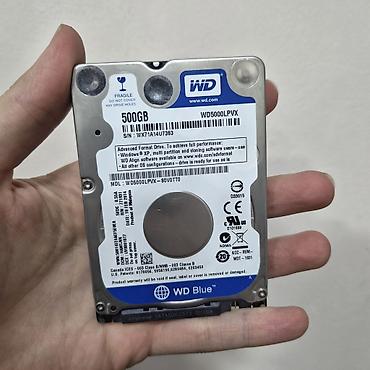 Накопитель для ПК, Новый, Western Digital (WD), HDD, 512 ГБ, 2.5", Для ПК