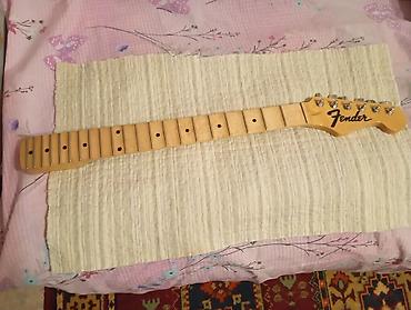 синтафон кусок: Новый скалопированный гриф для электрогитары "Fender Stratocaster" — 1
