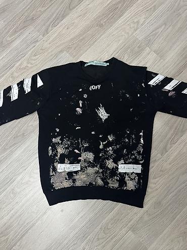 Svitşotlar: Svitşot, Off-White, rəng - Qara — 2