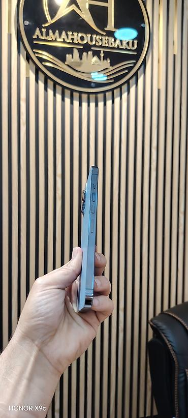 apple 13 pro adapter: IPhone 13 Pro Max, 256 GB, Sierra Blue, Face ID, Sənədlərlə, Zəmanət — 4