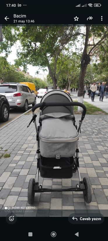 Uşaq arabaları: Klassik gəzinti arabası, İşlənmiş, Cins: Oğlan, Yaş: 24-30 ay, Ünvandan götürmə
