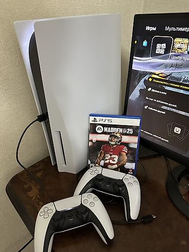PS5 (Sony PlayStation 5): Продаю ps5 fat с дисководом в отличном состоянии, полный комплект ( — 1