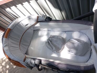 Коляски: Коляска, цвет - Серебристый, Б/у — 11